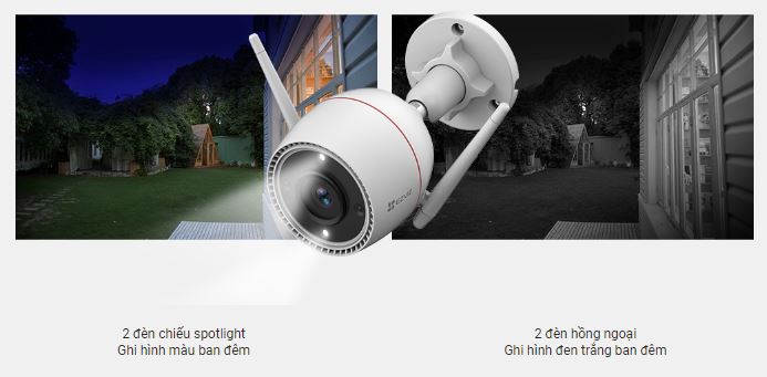Camera EZVIZ H3c Color 3MP (2K) 2