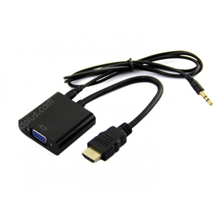 BỘ CHUỂN ĐỔI HDMI SANG VGA + AUDIO