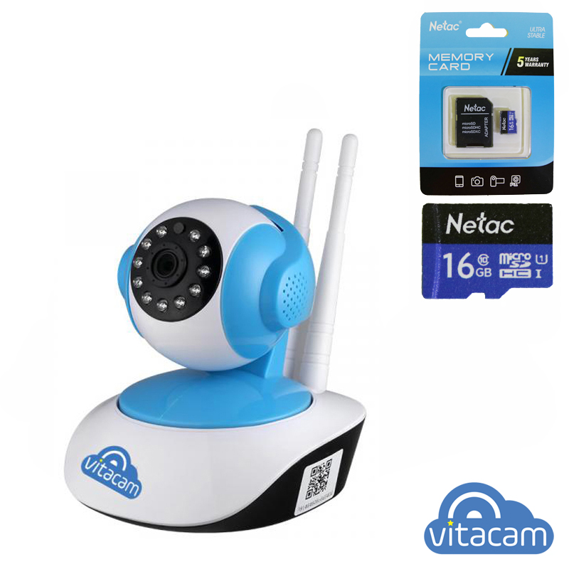 VITACAM VT1080 - CAMERA IP 2.0MPX FULL HD 1080P, XOAY 355 ĐỘ - CHÍNH HÃNG, GIÁ RẺ