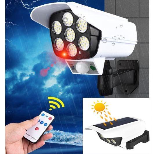 ĐÈN NĂNG LƯỢNG MẶT TRỜI MÔ HÌNH CAMERA CẢM BIẾN, CHỐNG NƯỚC