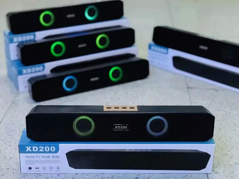 Loa Soundbar XD200 - Loa ti vi, vi tính bluetooth 5.0 - Âm thanh nổi Hi-fi 4D - Có jack cắm 3.5mm