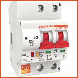 Aptomat CB thông minh Wifi Tuya 2P