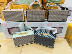 Loa bluetooth Qixi SK-2025, kiểu dáng cổ điển sang trọng